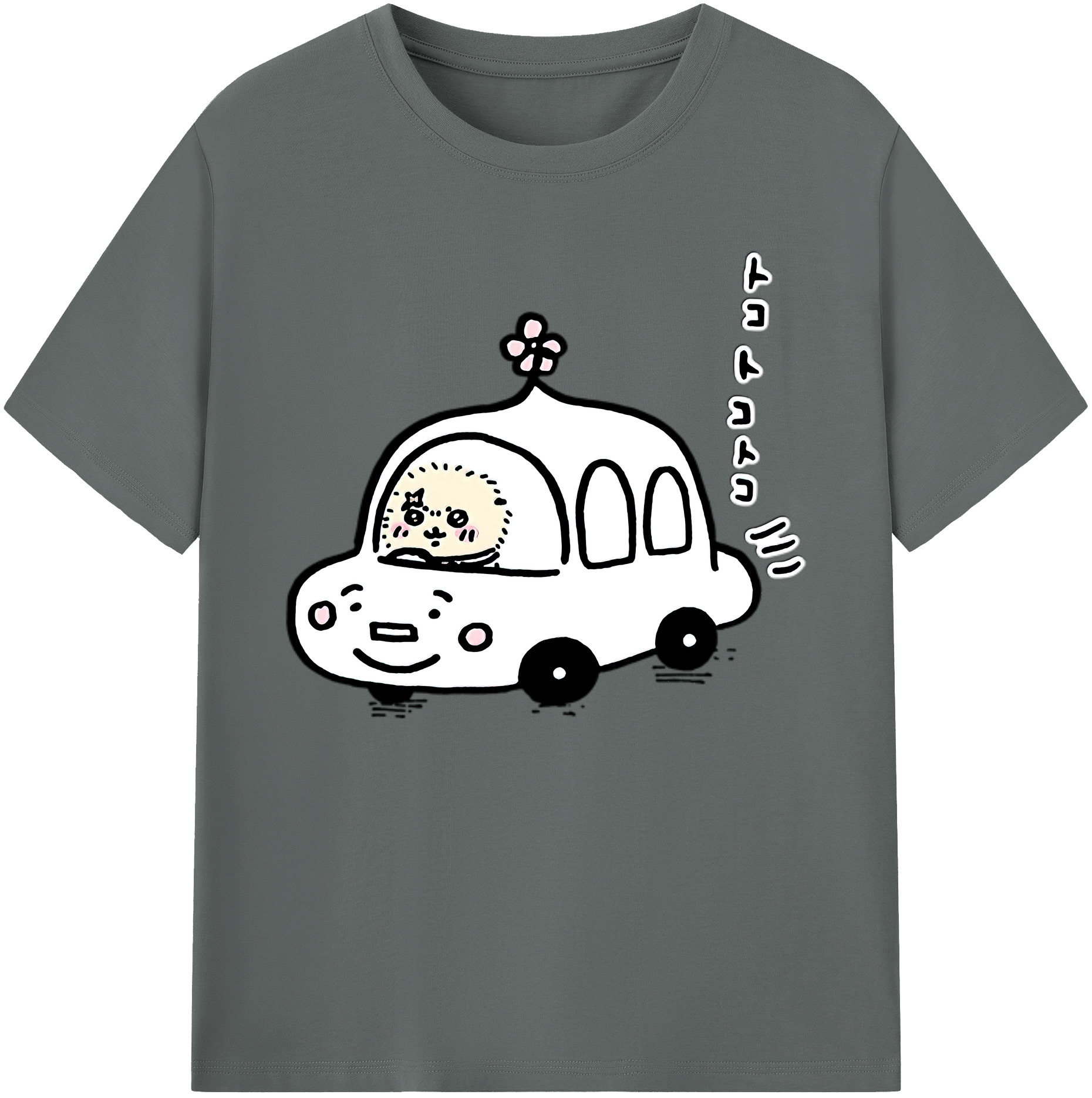 （画像用） ちいかわ ラッコ Chii-kawa Sea otter 綿100％ メンズ半袖Tシャツ｜肌触りやわらか＆通気性